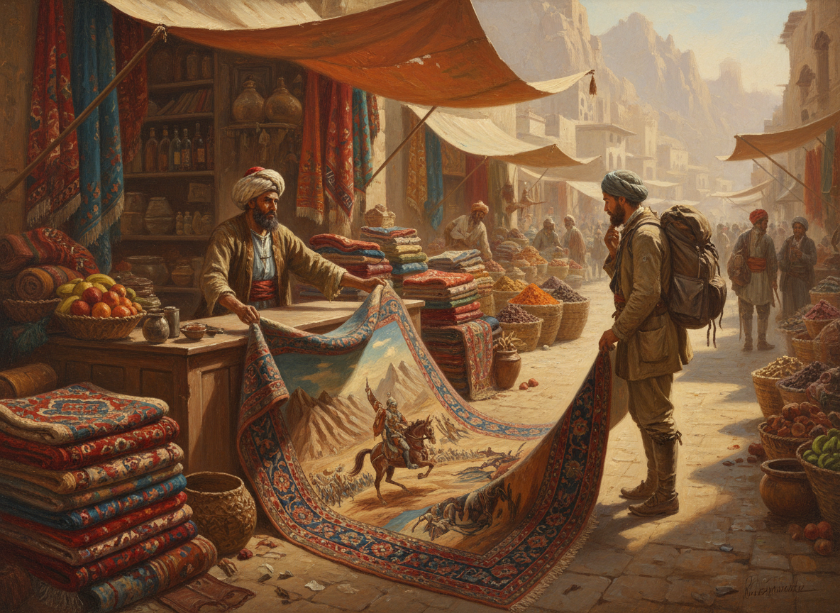 Покупка ковра.