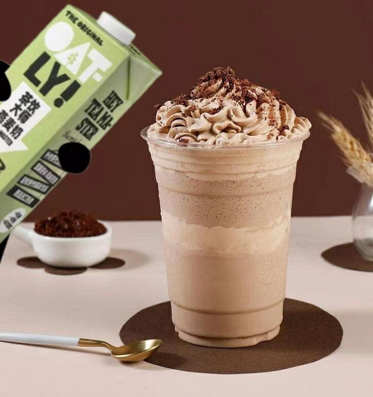 Айс Милк Шейк "Шоколадный Мусс". Рецепт недели от Oatly Tea Master