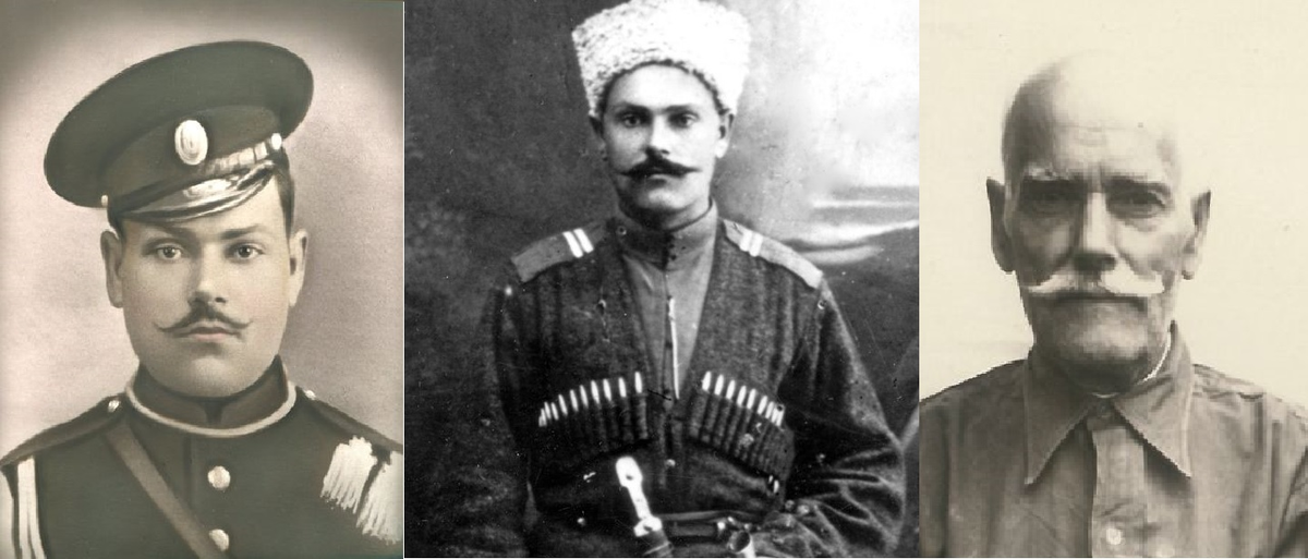 На фотографии Коваценко Григорий Андреевич в разные годы жизни.