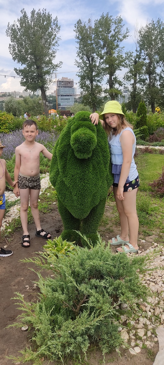 После купания в реке Дон