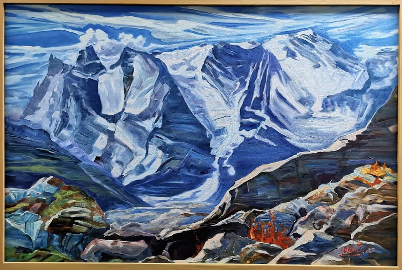 Шхельда, 60х90, Х.М., 2023 г.