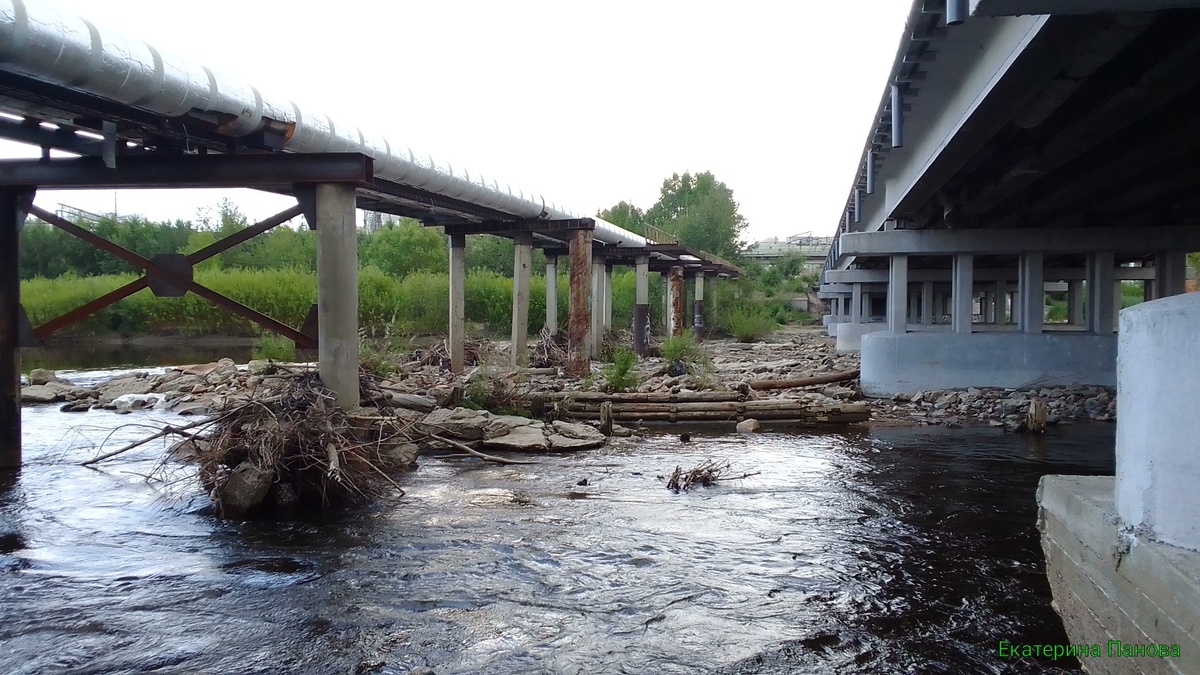 река Читинка мост ул Ярославского, 25.06.2024г фотограф Екатерина Панова