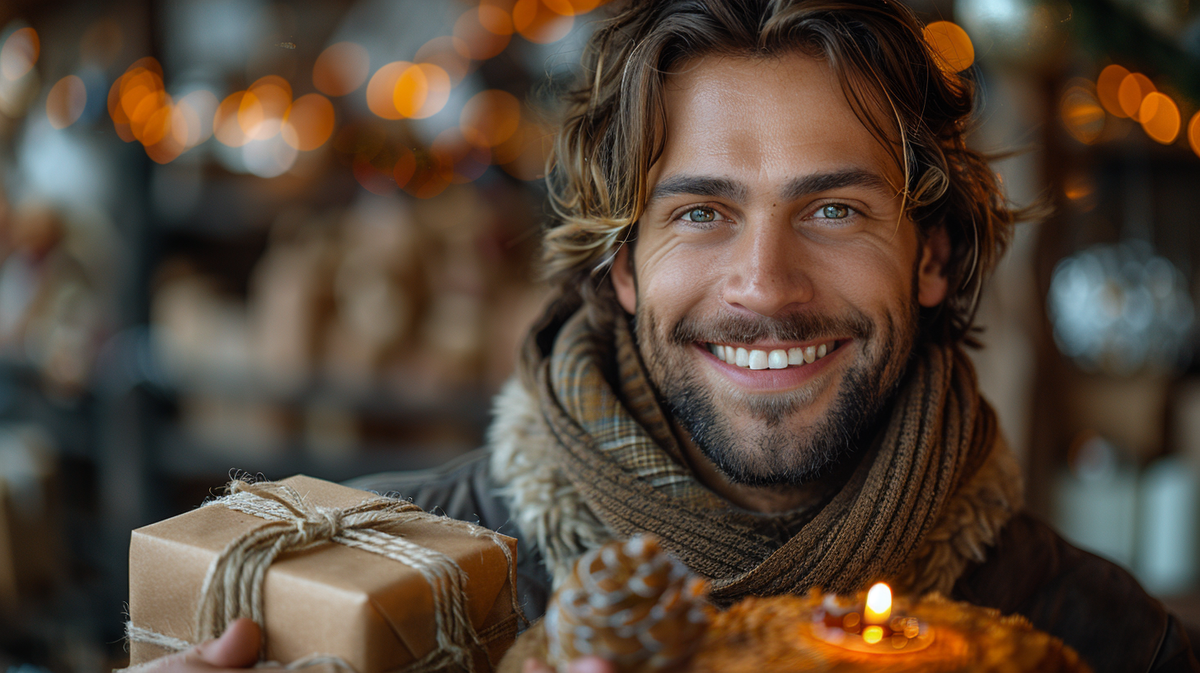 Улыбка в дар: радость подарка на вечеринке.