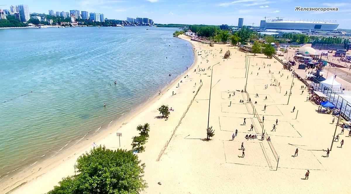 Вид на левый берег Дона с Ворошиловского моста