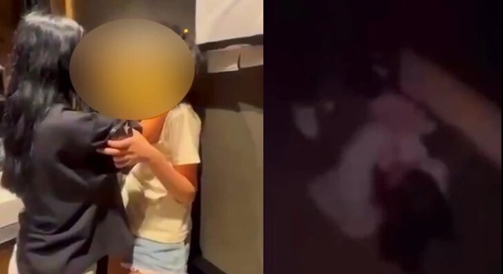 В социальных сетях распространились кадры, на которых запечатлен конфликт между несовершеннолетними девочками. На них отчетливо видно, как две девочки-подростка избивают сверстницу.