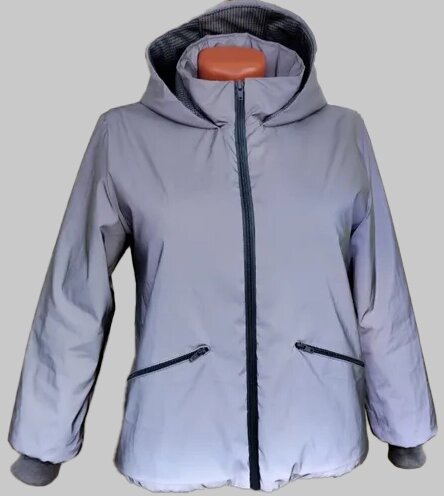 Куртка сшитая нашим клиентом, из светоотражающей ткани