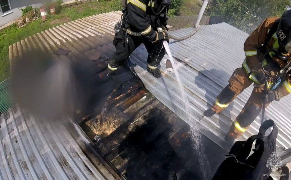    Пожар в Новоалтайске. Источник: ГУ МЧС по Алтайскому краю
