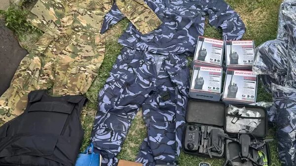 Обнаруженное в ходе обысков домов и транспортных средств задержанных