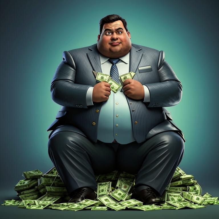 Жадный бизнесмен