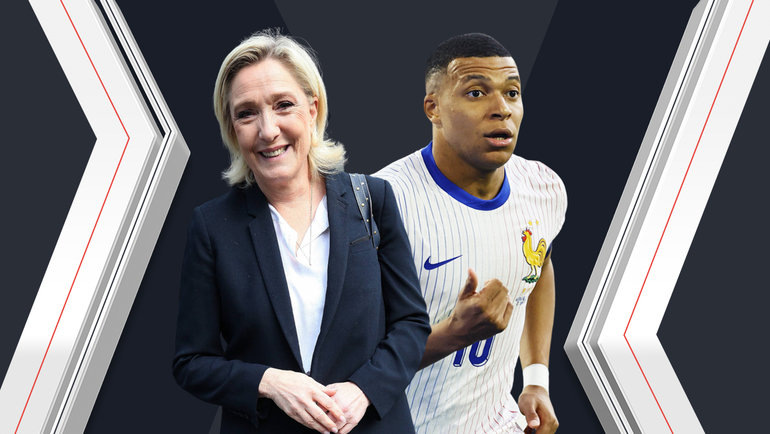    Марин Ле Пен и Килиан Мбаппе.AFP Global Look Press