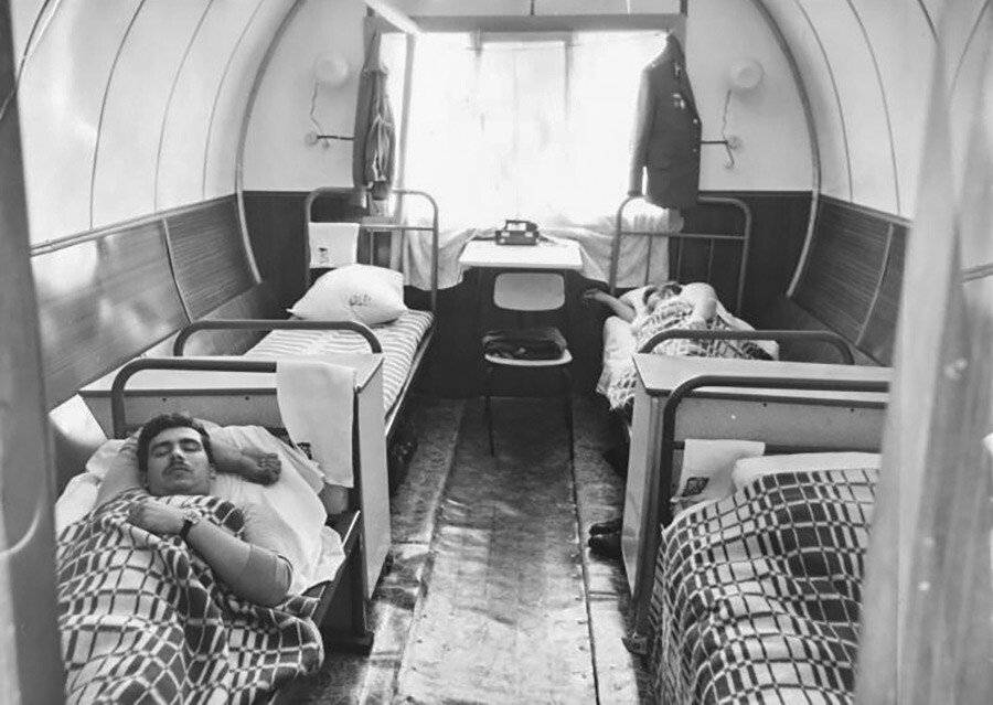 "Бочки" на станции Тутаул, 1982 год 
Музей истории Байкало-Амурской магистрали