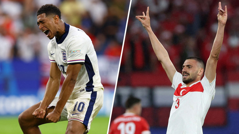    Джуд Беллингем и Мерих Демирал. Reuters