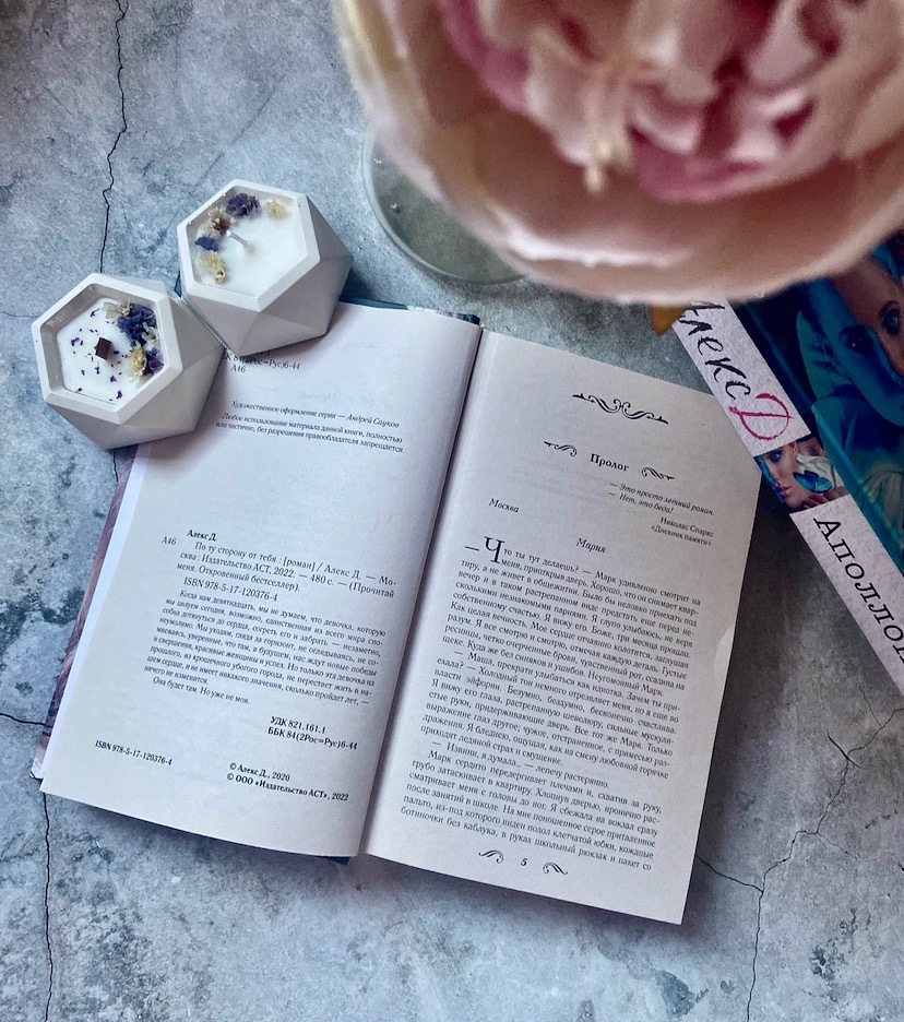 Книга Алекса Д "По ту сторону от тебя"