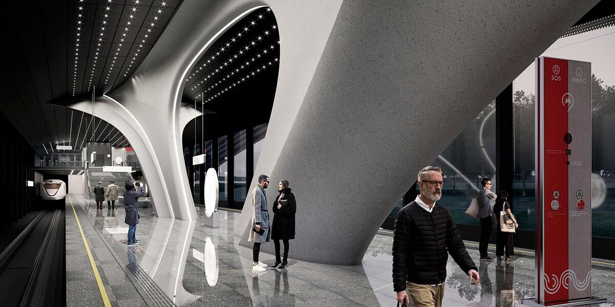 📷 1.1: Станция "Потапово" Сокольнической линии | Проектное решение. mos.ru