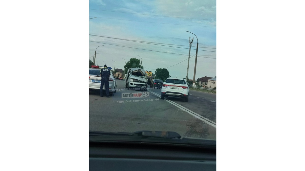    Утро 5 июля в Курской области началось с серьёзного ДТП под Прямицыно