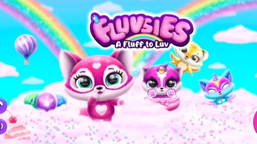 Мультфильм Игра для малышей Питомцы FluvsiEs 🥳🐈🏡 Малыши