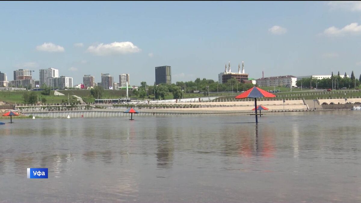    На основных уфимских пляжах продолжает действовать запрет на купание