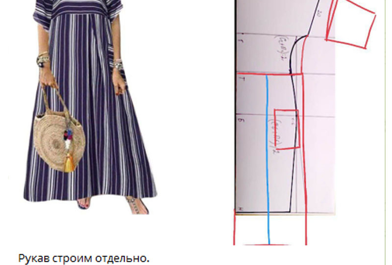 Простейшая выкройка, но если чуть-чуть фантазии добавить