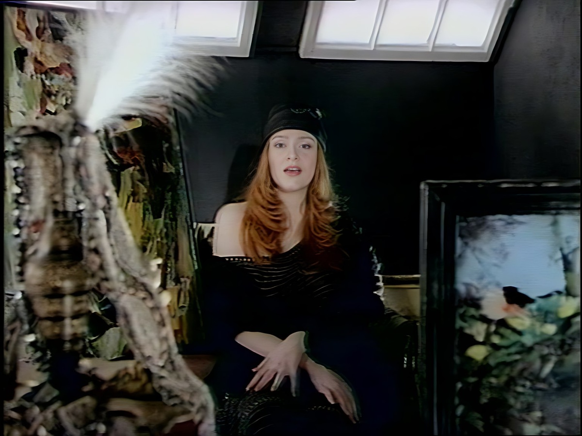 Мария Кац во время съемок клипа «Вечный странник»