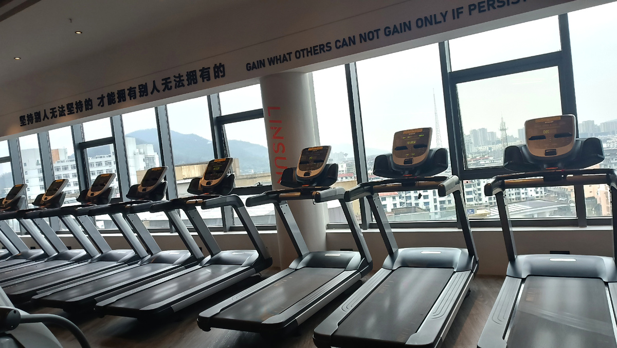 Спортзал в Китае