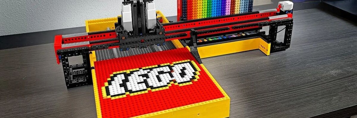 Житель Голландии собрал из кубиков Lego устройство для печати пиксельной графики Pixelbot 3000 Житель Голландии по имени Стен создал уникальное устройство для печати пиксельной графики под названием