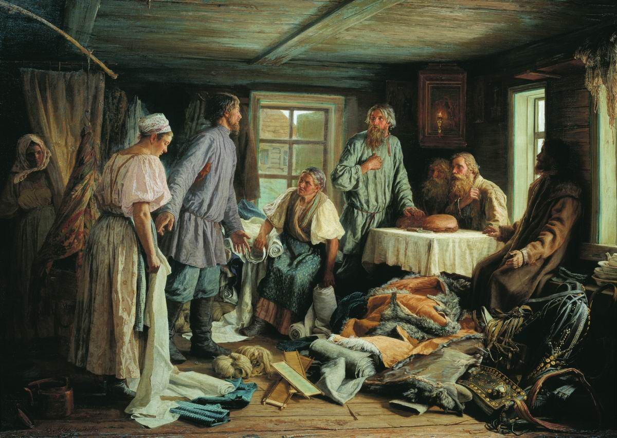 
«Семейный раздел». Максимов Василий Максимович (1844−1911)