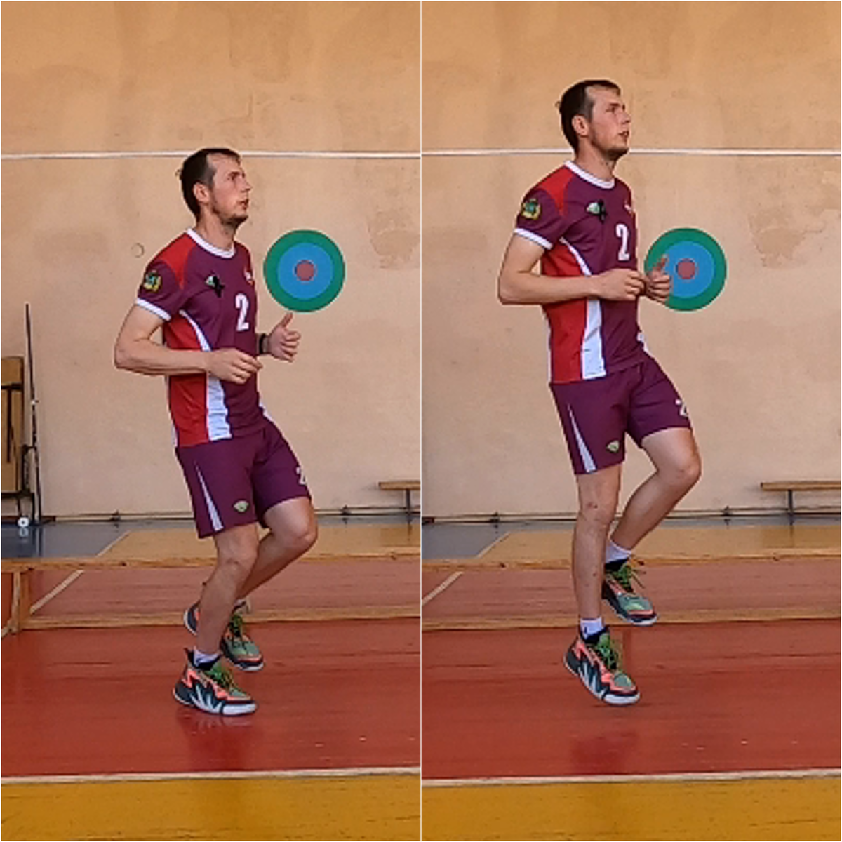 Упражнение "Прыжки на голеностопе"