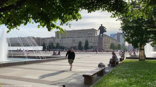 Фонтанный комплекс на Московской площади, Санкт-Петербург