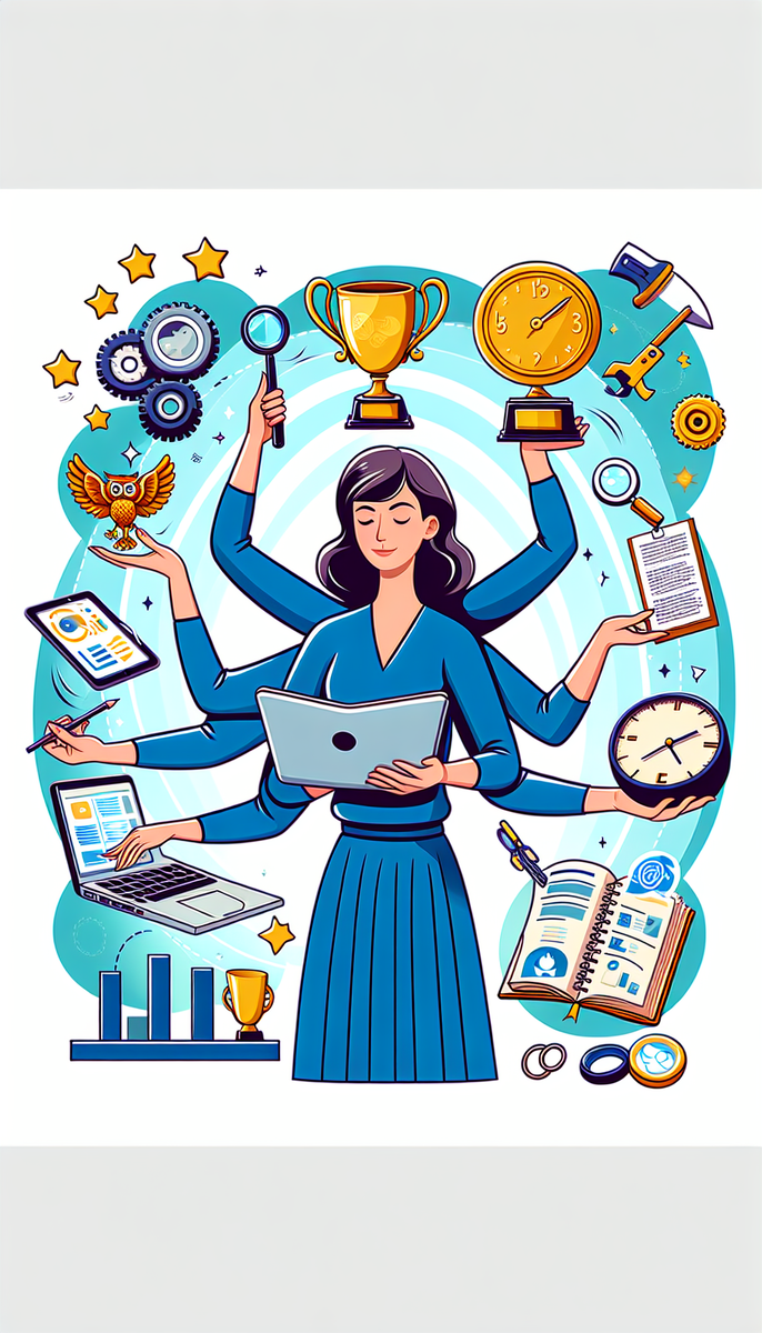 Современная многозадачная женщина