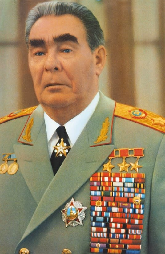 Л. И, Брежнев фото из свободного доступа.