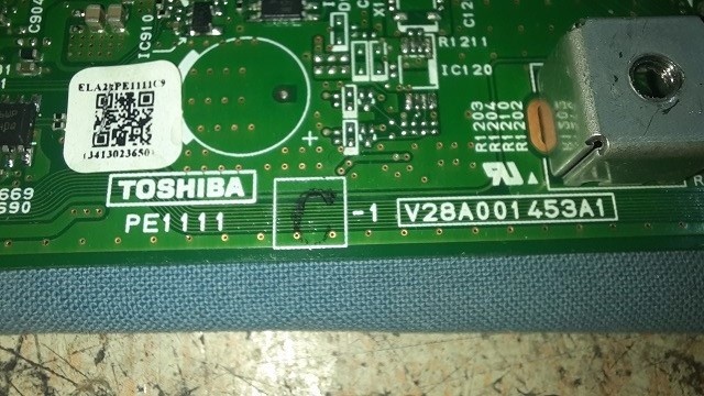 Материнка V28A001453A1 PE1111 LED телевизор Toshiba 32PB200V1