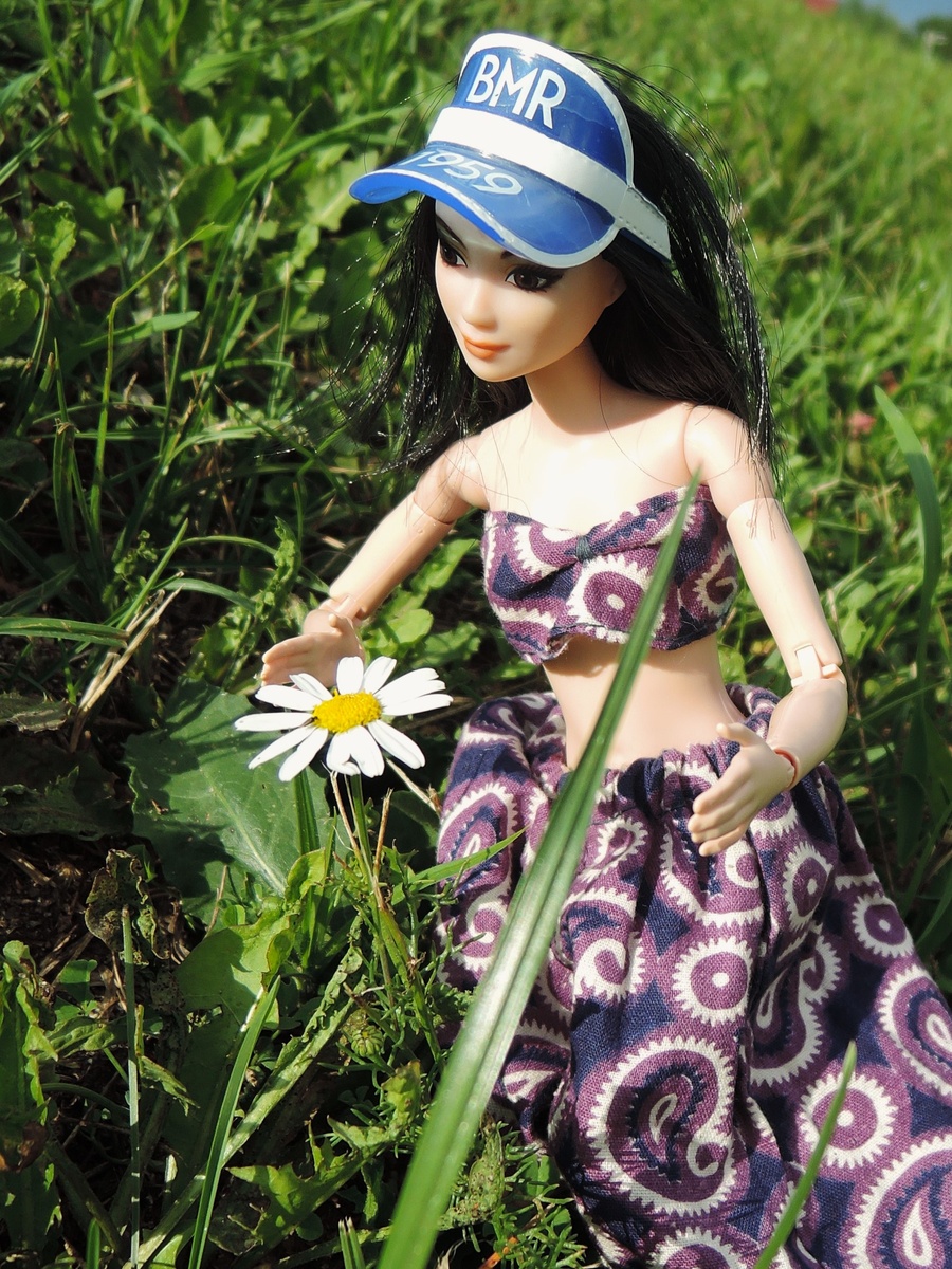 Аля на прогулке. Barbie Political Candidate (мой первый (и последний?) ООАК)