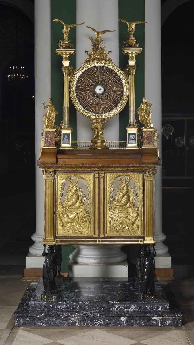 Часы напольные «Храм Славы». Россия, Москва, 1793-1806 гг. Автор: Майкл Джордж Меддокс.