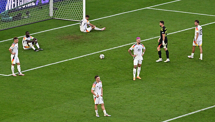 Так себе серия. Четвертьфинал домашнего Евро – не очень приятный итог для сборной Германии.