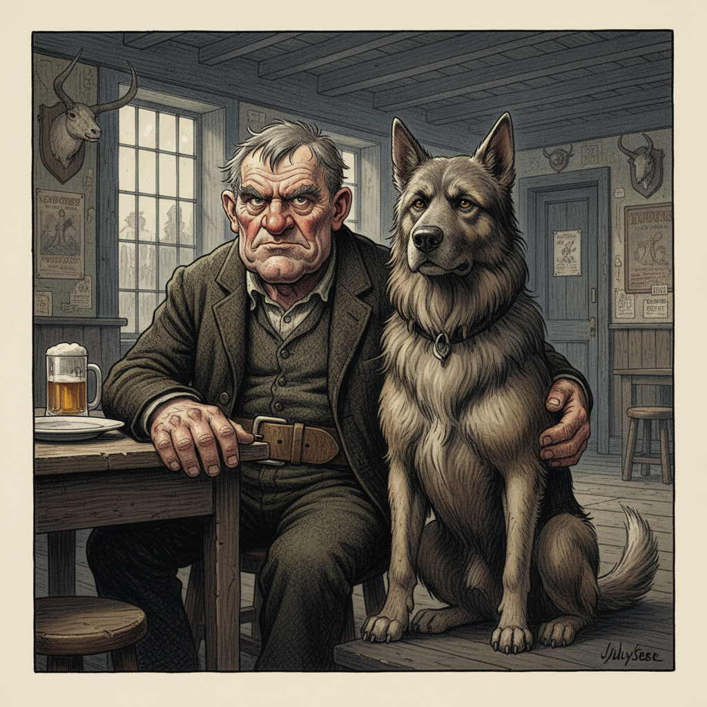 Гражданин и его пес показывают читателям свою активную гражданскую позицию.