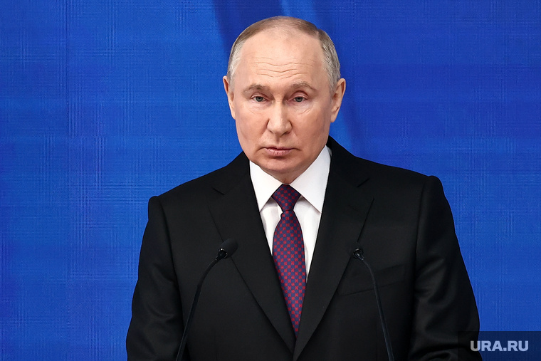 Путин выразил стремление России к прекращению боев на Украине. Фото: Владимир Андреев © URA.RU