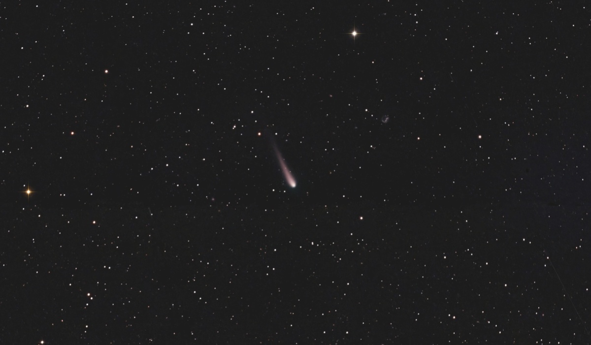 Комета C/2023 A3 (Tsuchinshan – ATLAS) 23 июня 2024 г. в Колорадо-Сити (штат Колорадо), США, изображение из открытых источников