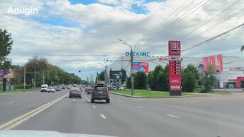 Нижний Новгород 🚙поехали с Похвалинского съезда лихо по проспекту Гагарина «Зеленая волна» светофоров