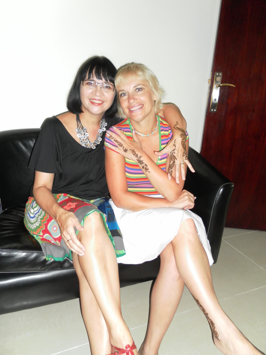 С Мариной в Дубае 2010 год