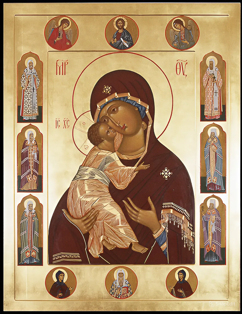 Икона Божией Матери «Владимирская»
в Зачатьевском монастыре