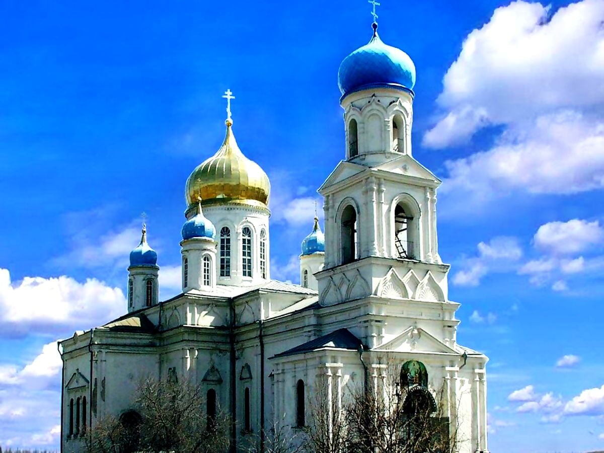 Успенский Храм в бывшей станице Гундоровской Области войска Донского. 