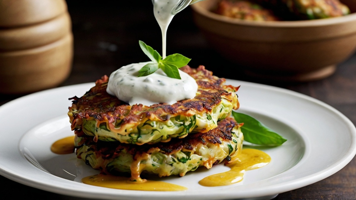 Кабачковые оладьи