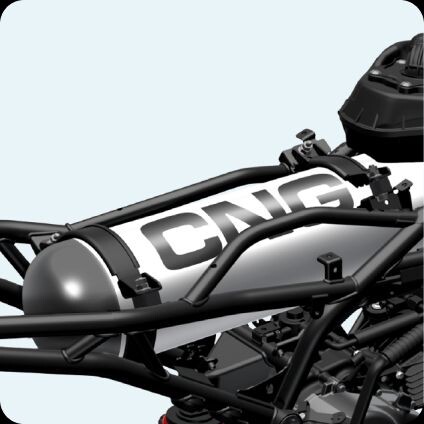 Bajaj Freedom 125 NG04 - первый в мире серийный CNG-мотоцикл (на метане). Продажи начнутся в ближайшее время