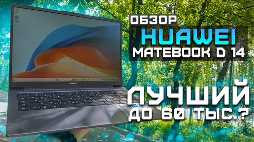 Лучший ноутбук до 60 тысяч рублей? | Обзор Huawei MateBook D14 | Тест ноутбука в 5 играх [Pleer.ru]