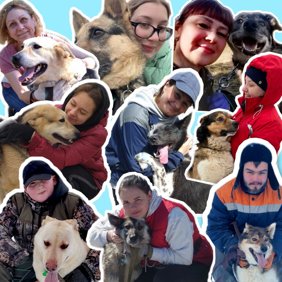 Малая часть волонтёров приюта "Добрый Дом";)