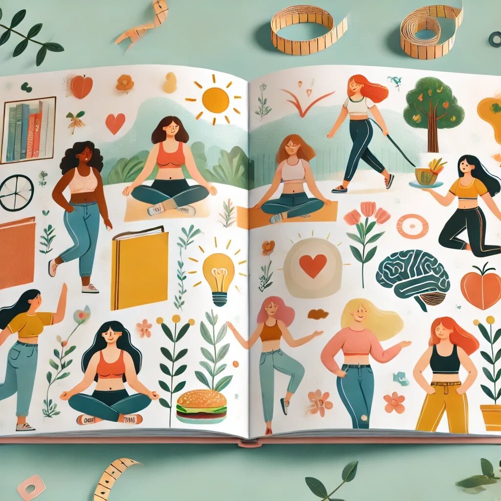 Иллюстрация к статье о психологии похудения, подготовлена автором блога Жирный секрет