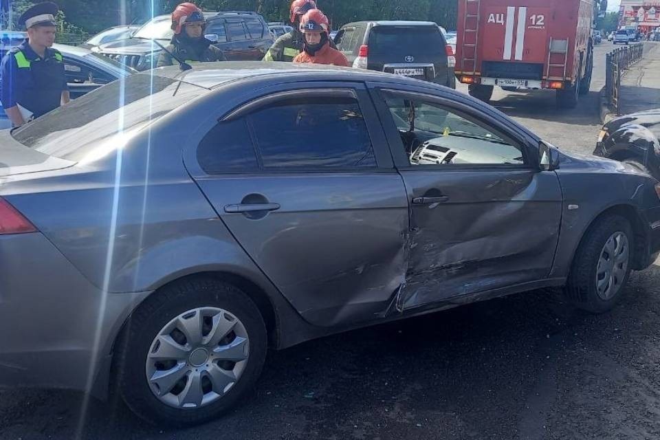    В аварии пострадал один человек. Фото: ГОЧС и ПБ по Мурманской области