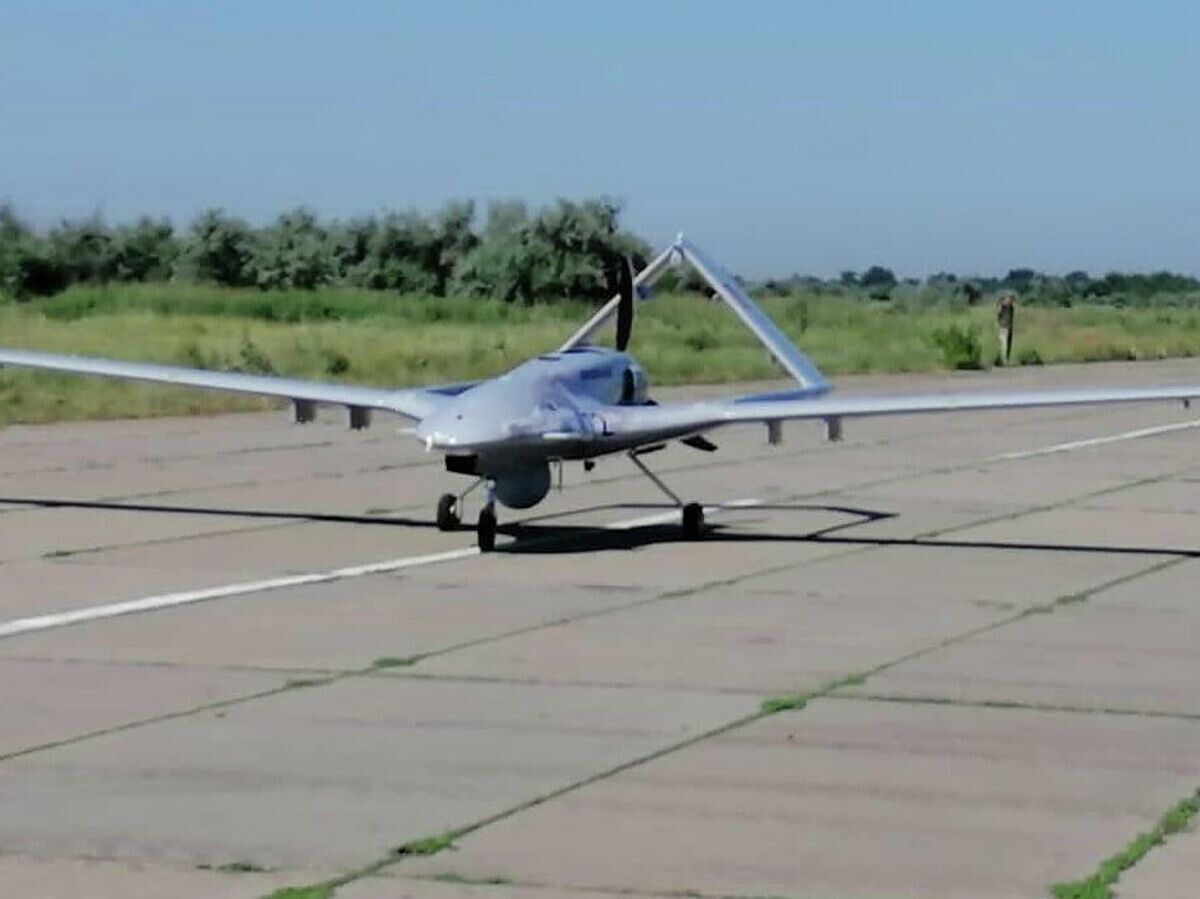    Турецкий ударный беспилотник Bayraktar TB2, полученный Украиной© Минобороны Украины
