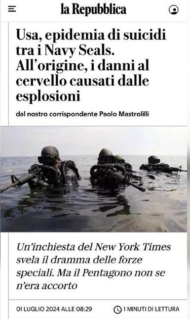    Скриншот: La Repubblica