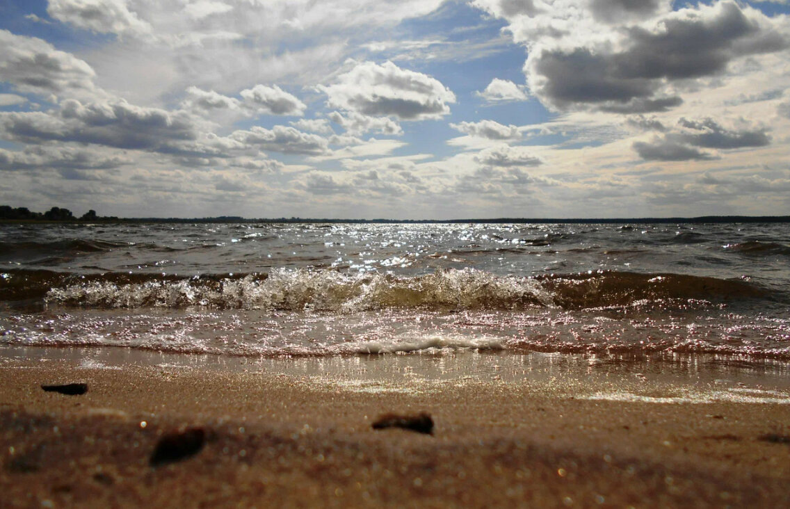 «Беляки» — так называют барашки на волнах Селигера. Фото: Ирина / Яндекс Карты